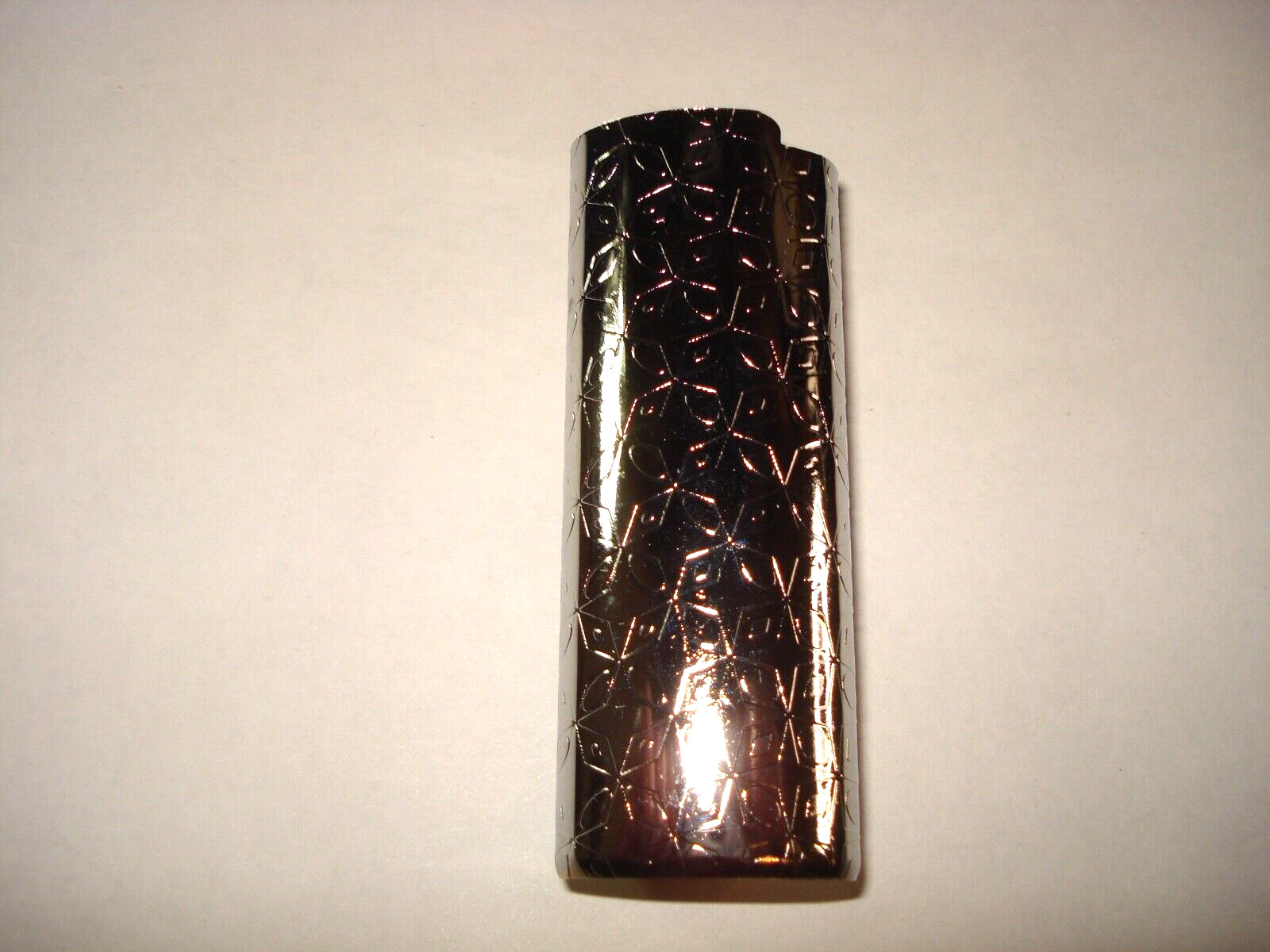 Vintage SWAN Cloisonne Silver Tone Metal Lighter Case/Holder Never Used!