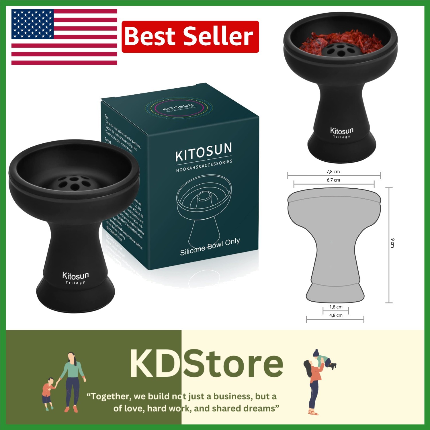 Silicone Phunnel Hookah Bowl – Durable, Fast Heating, Flavor Preserving