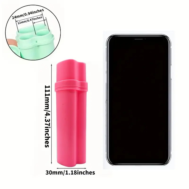 Tobacco Herb smell proof case for 2 cigarettes and 1 lighter