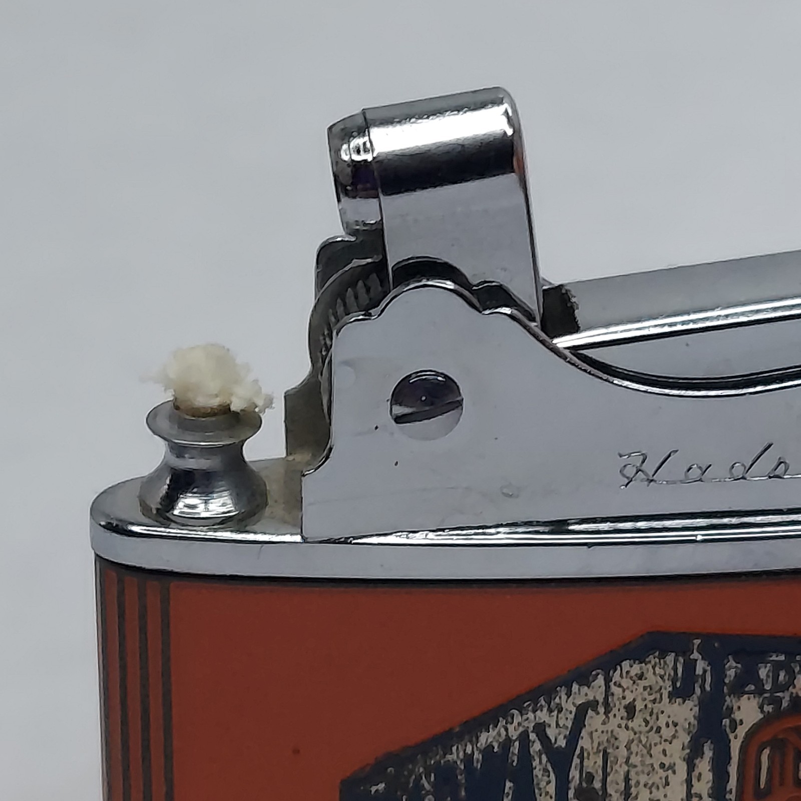 Vintage “ROADWAY EXPRESS” Trucking Co. Flat Advertising Lighter Hadson Japan