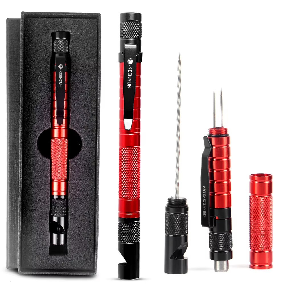 6 in 1 Cigar Punch, Portable Cigar Cutter Punch, Cigar Enhancer Needle