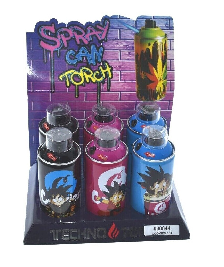 TECHNO SPRAY CAN TORCH-COUNT-1-CHOOSE COLOR!!