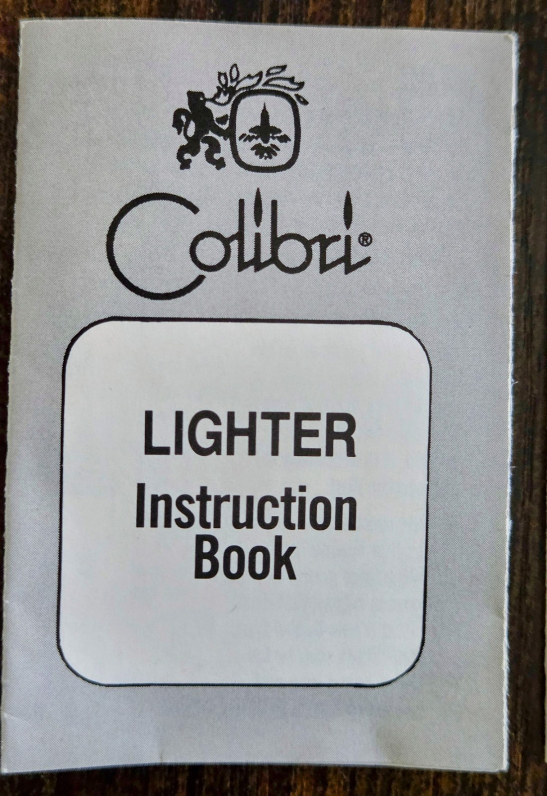 Vintage Colibri Electro-Quartz Lighter with Case and Instruction Books