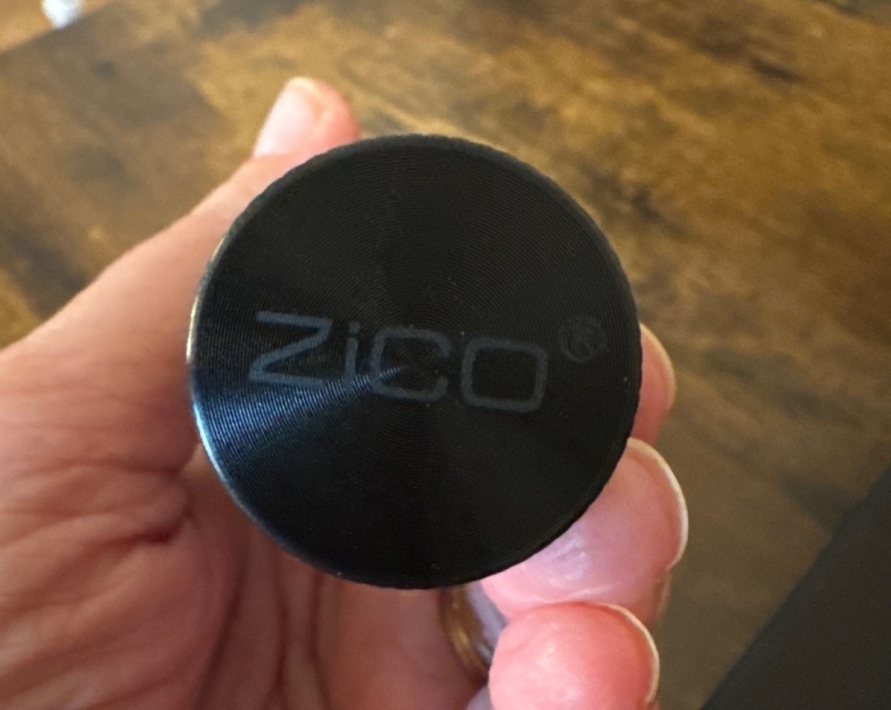 Zico Portable travel cigar humidor tube with a built-in analog hygrometer