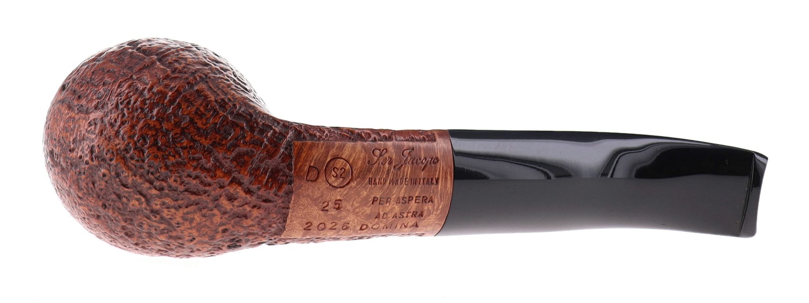 Ser Jacopo dalla Gemma DOMINA 2026 N° 25 sandblasted pipe, shape author, Ed…