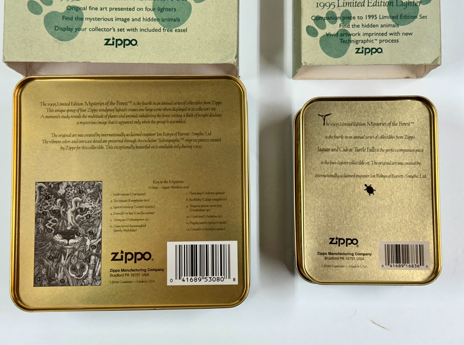 Zippo “Mysteries of the Forest” Collectible of the Year set