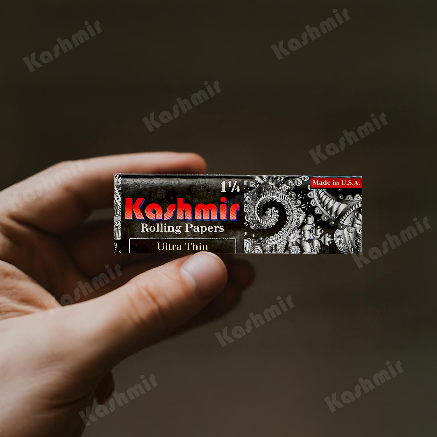 Kashmir Ultra Thin 1 1/4 Rolling Papers Full Box 25 Booklets 32 LEAVES