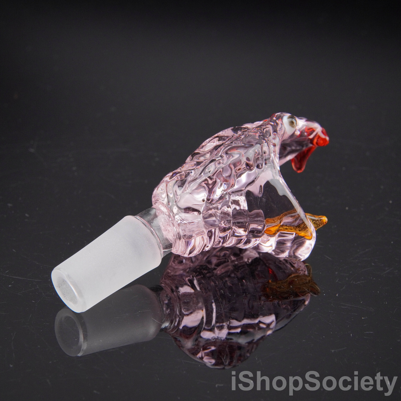 3½” Viper Snake Glass Slide Bowl 14mm Water Pipe Hookah Head Piece Thick Bowl PK