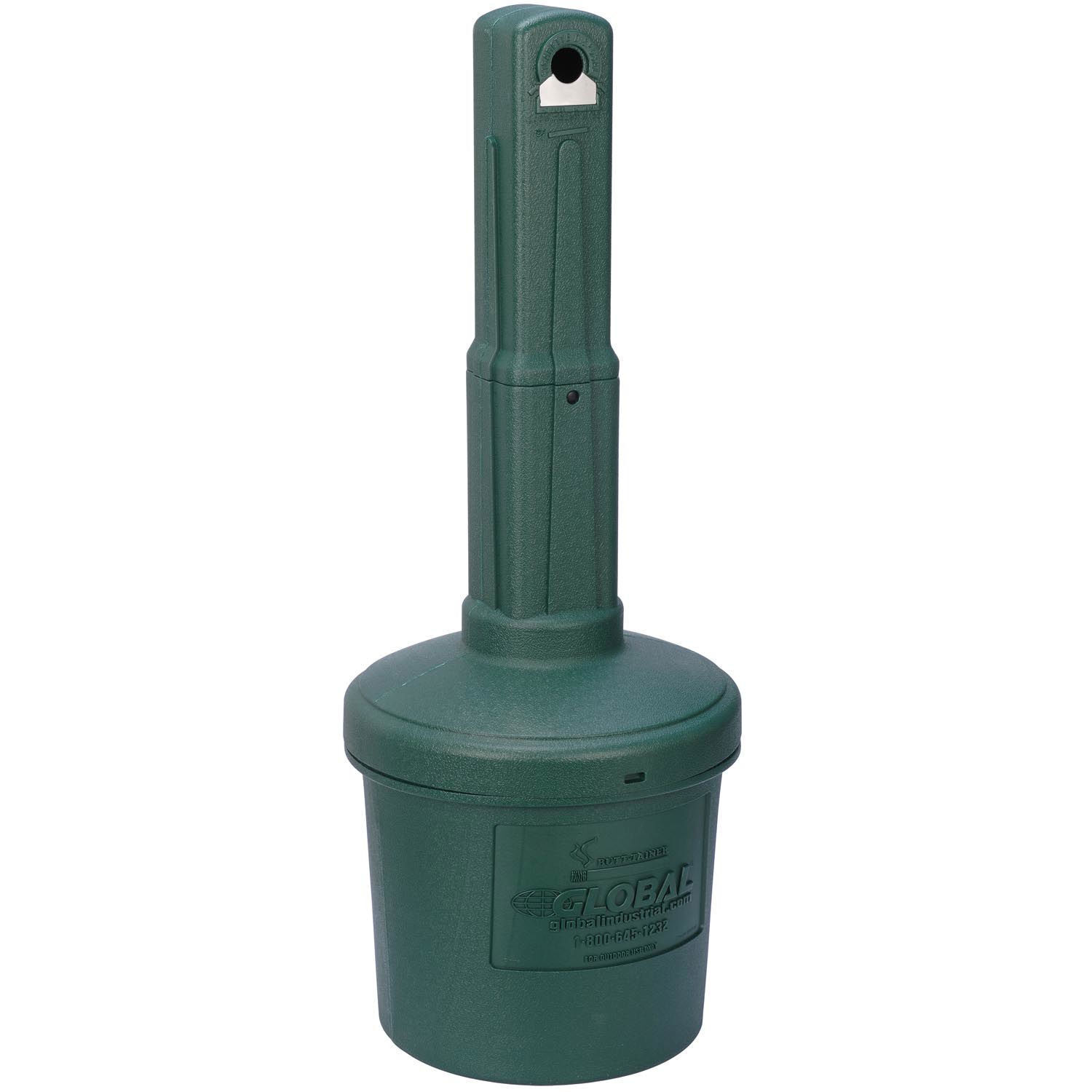 Global Industrial Green Outdoor Ashtray 5 Gallon