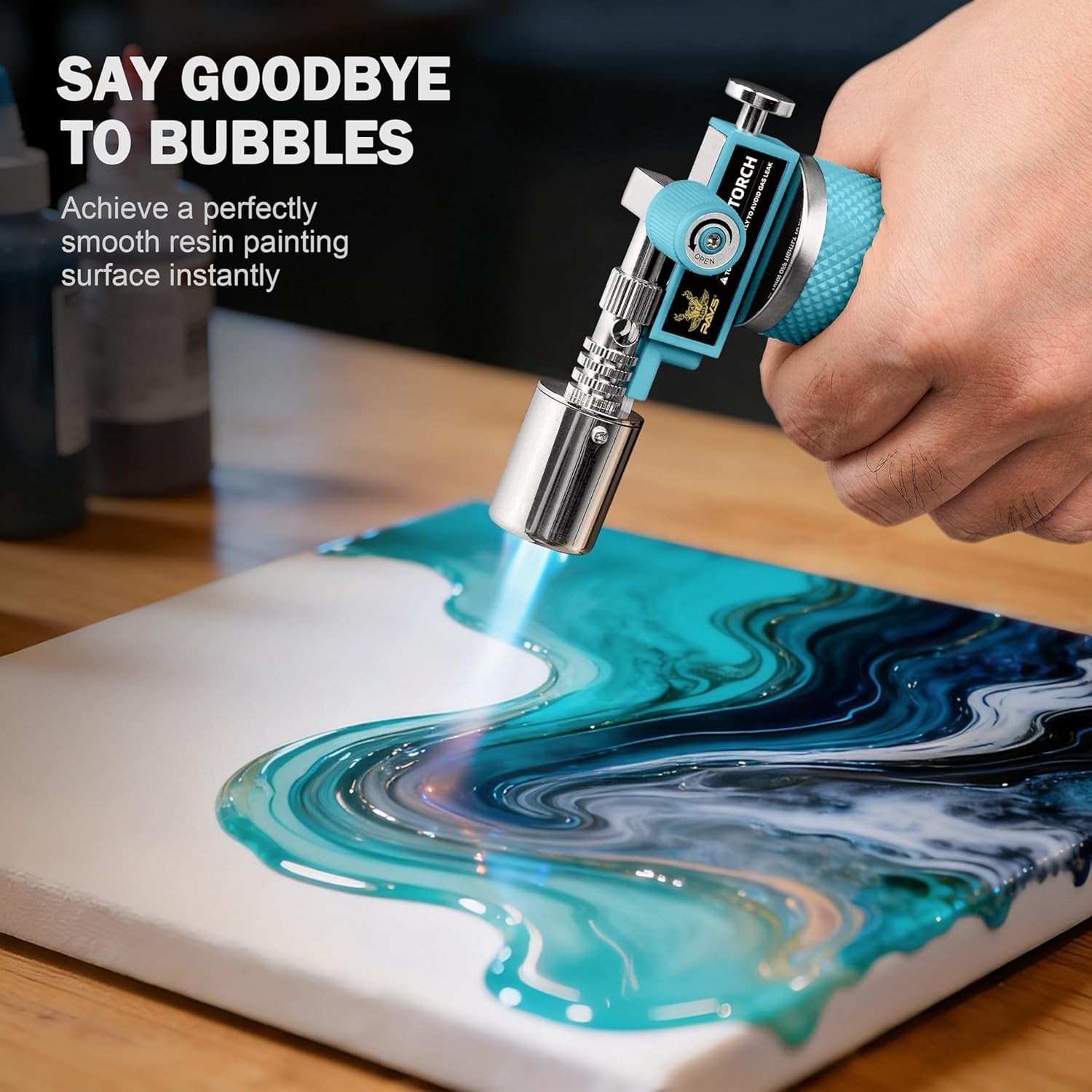 Metal Mini Torch for Baking, Soldering, Resin Art