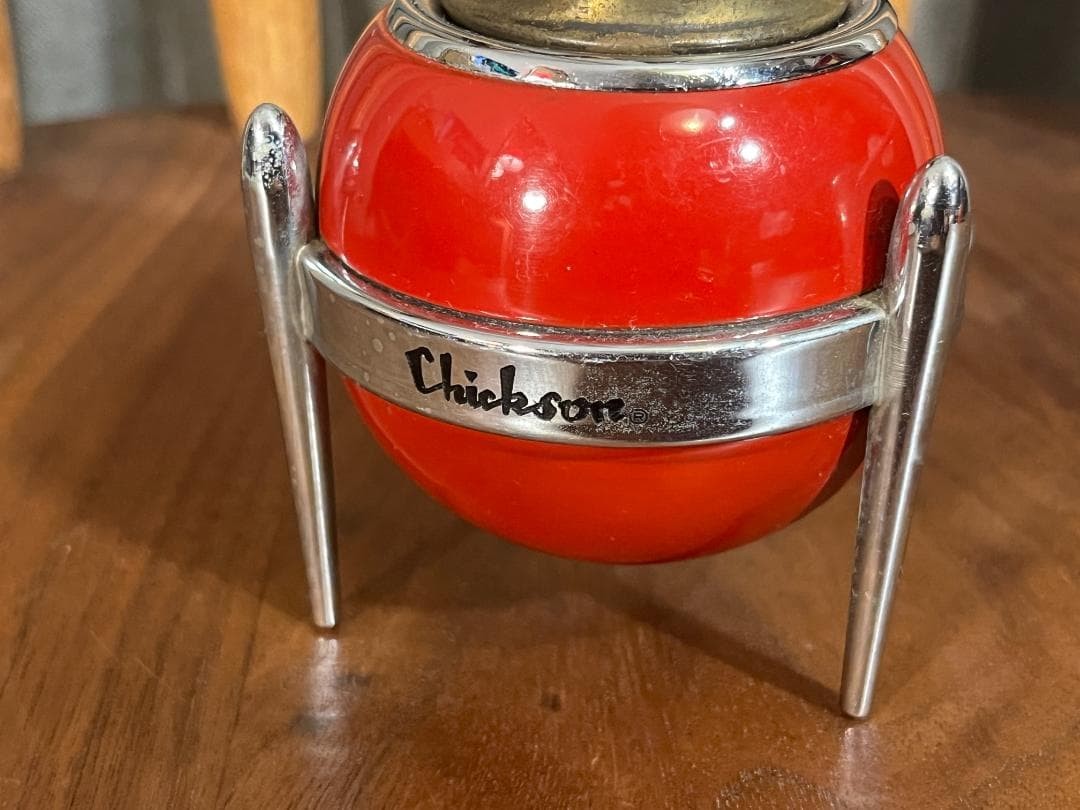 Vintage Sputnik Rocket Tabletop Oil Lighter Atomic 50’s For collectors