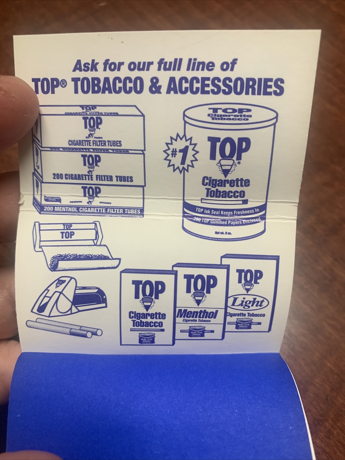 TOP Vintage 1970s Gummed Cigarette Papers 3”x1.5” Orig Paper NOS 100 Paper Each