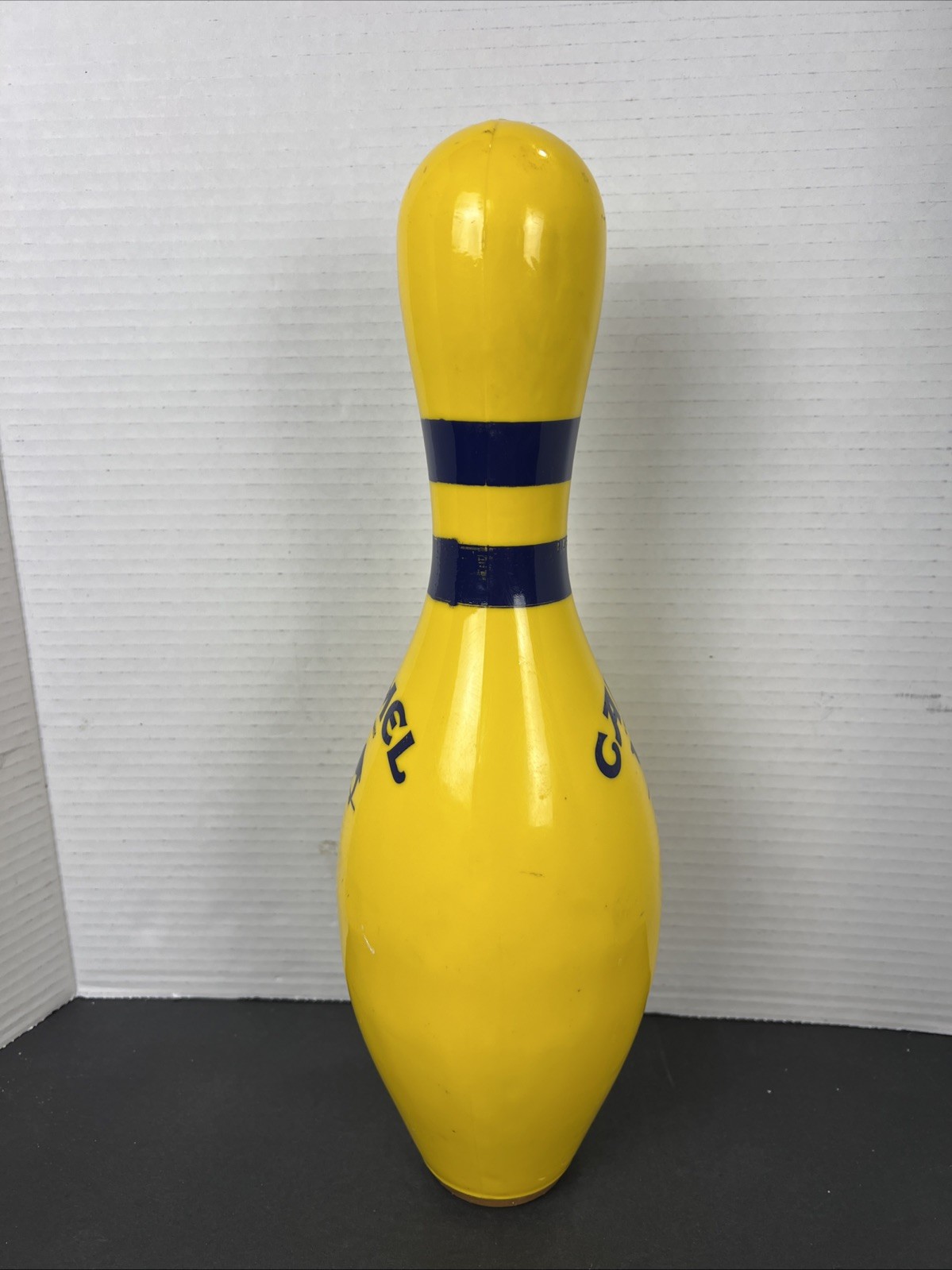 Vintage Camel Cigarettes Real Bowling Pin Prop Tobacciana 15”