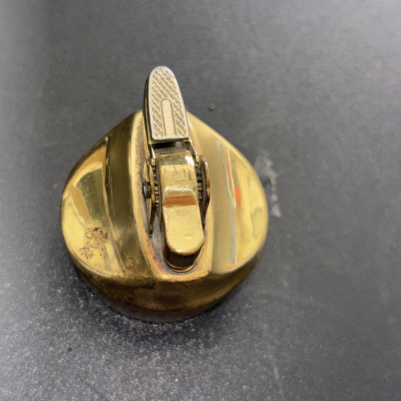 Brass Table Lighter, Vintage Mint