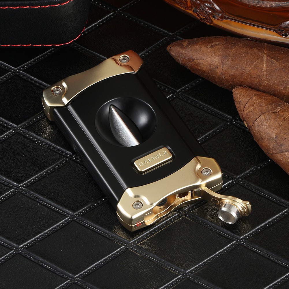 Galiner Portable Cigar Cutter Punch Cigar Enhancer Needle Perfect Draw Tool Gift
