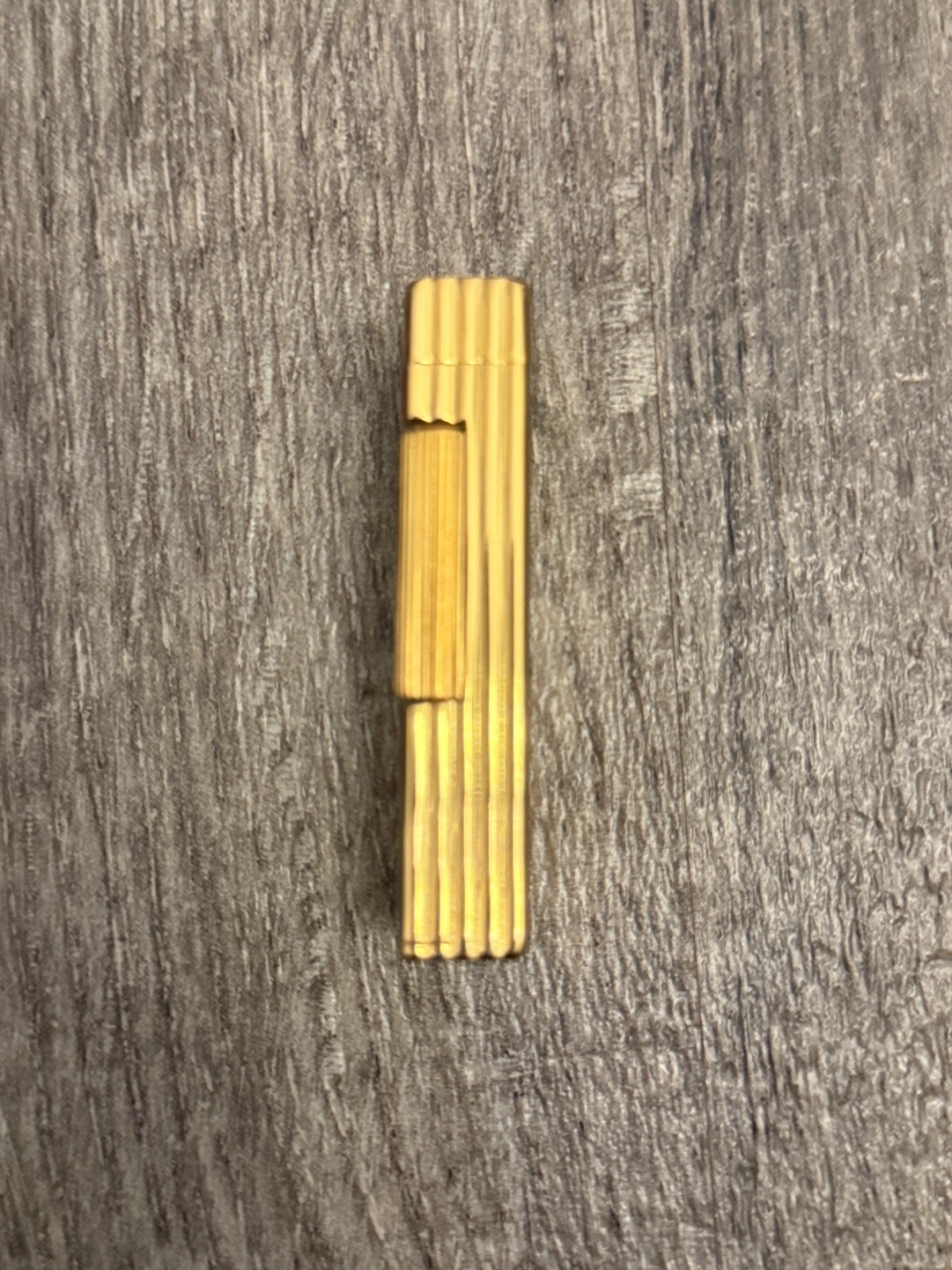 Vintage 1940s Dunhill Rollalite Petrol Lighter Gold Plated