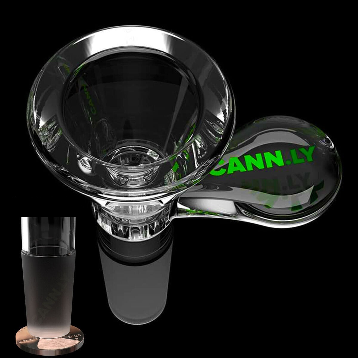 10pack X 18mm Male Glass Bowl For Water Pipe Hookah Bong Replacement Head 10PACK