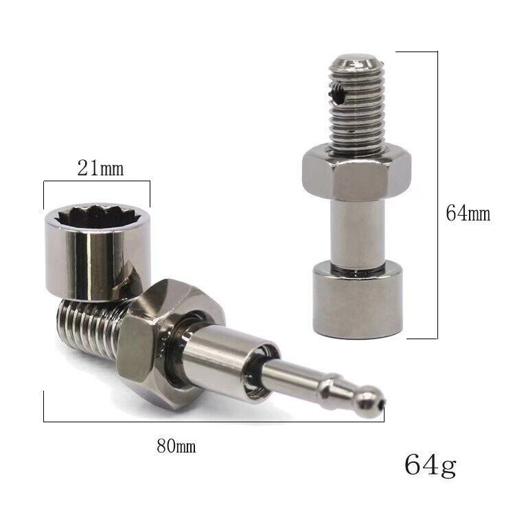 1PCS New Short Mouthpiece Filter Screw Nut Small Pipe Removable Metal Pipe