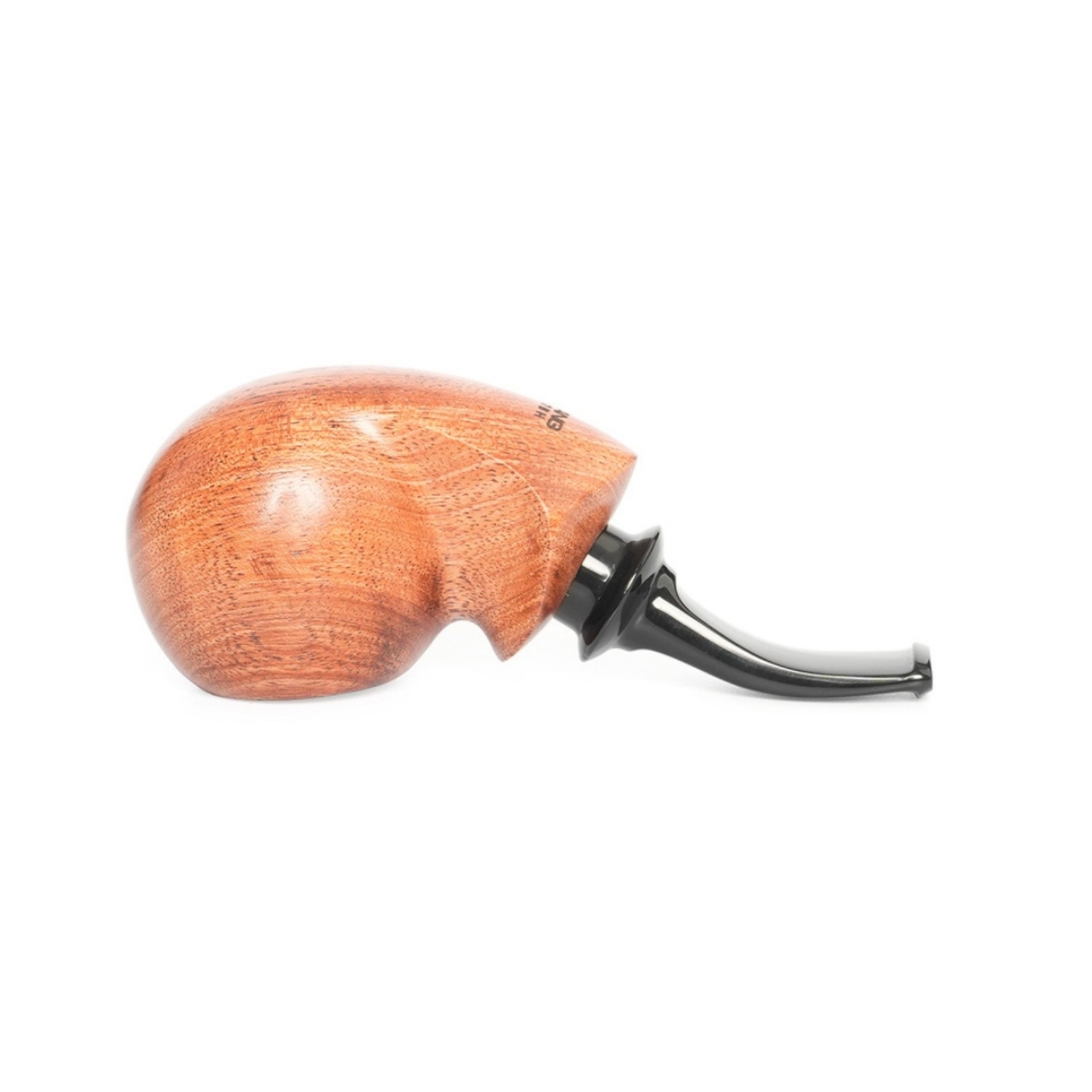 Handmade Wooden Tobacco Pipe Rosewood Smoking Pipe Bent Stem Pipe Portable