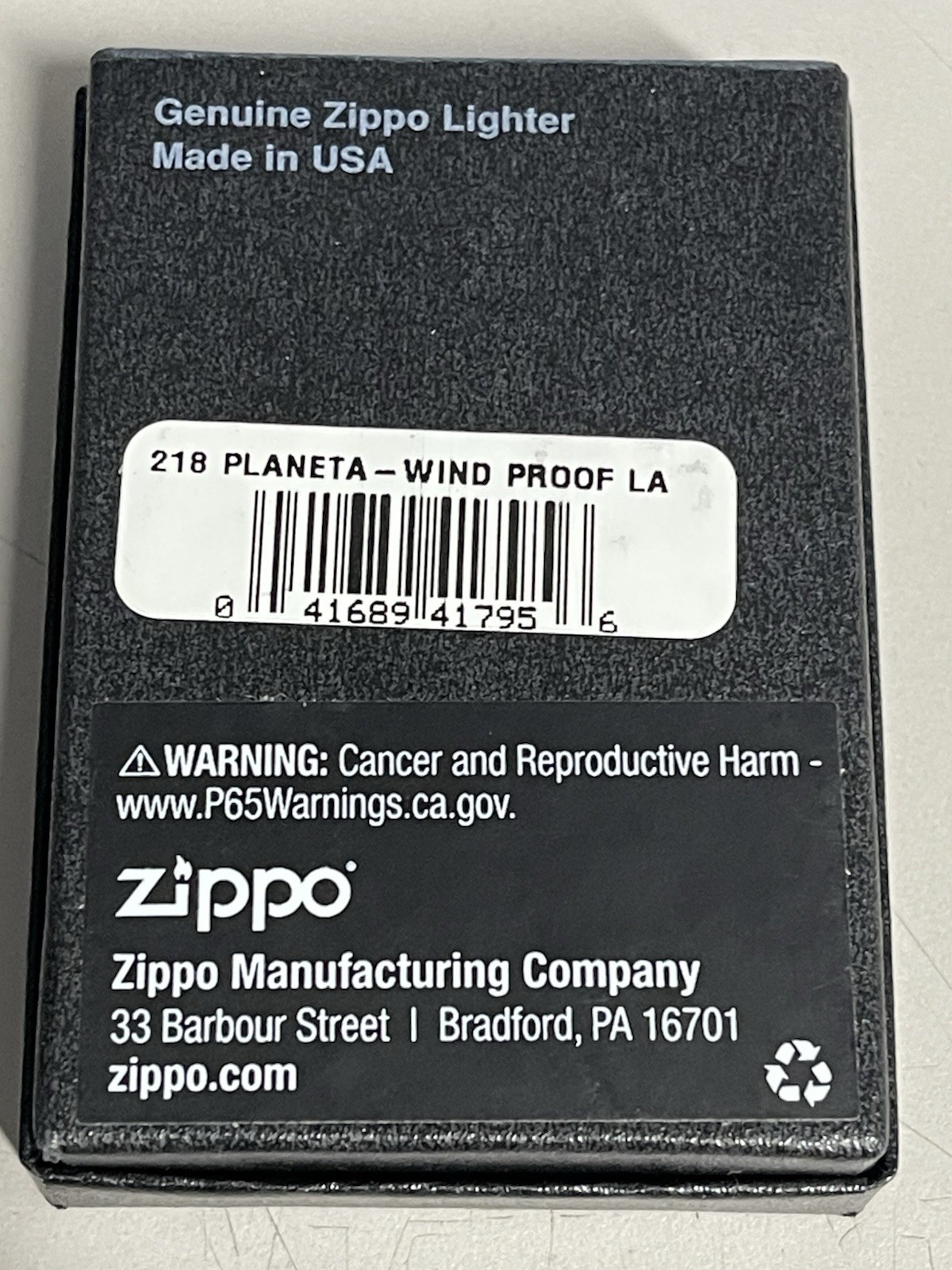 ZIPPO 2022 PLANETA WINDPROOF ZIPPO LOGO BEIGE MATTE LIGHTER SEALED IN BOX A438