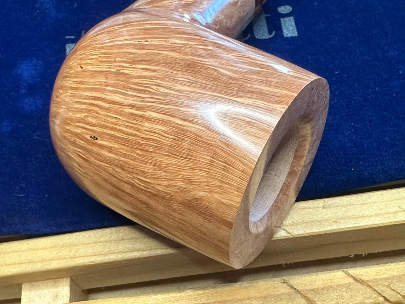 Moretti chubby natural briar pipe smooth high grade chubby handmade 304 oz.2,9