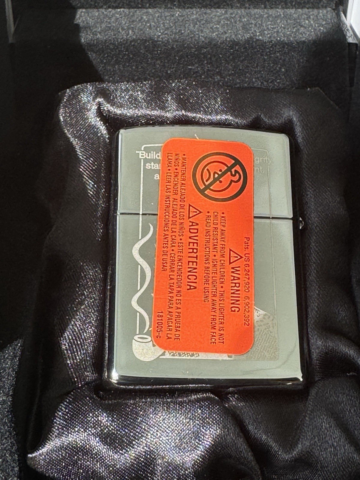 Zippo 40th Anniversary Pipe Armor 167 Swarovski Lighter Limited #0010/1000 NIB