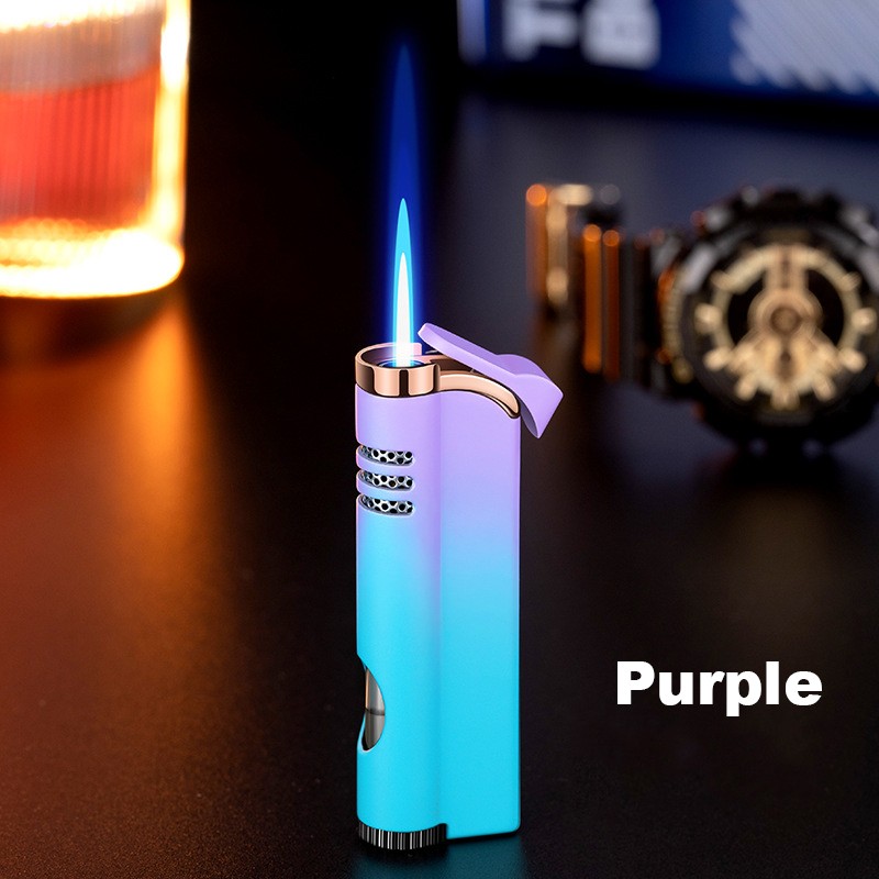 Cigar Torch Jet Lighter Refillable Butane Windproof Flame Cigarette Gas Lighters