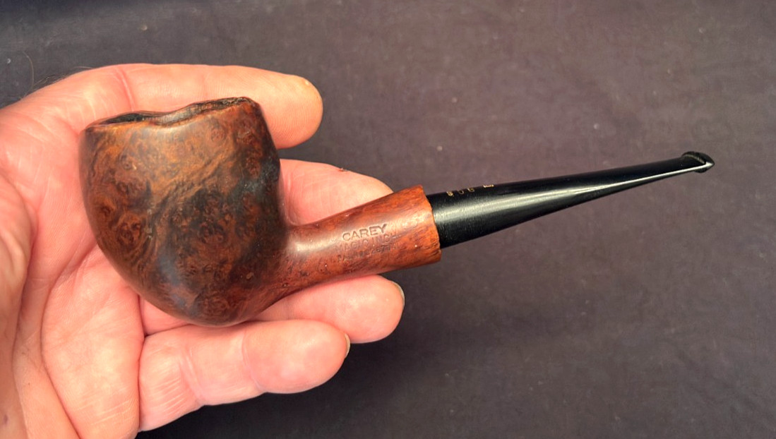 Clean Preowned Vintage Large Bowl Carey Magic Inch Freehand Israel Tobacco Pipe