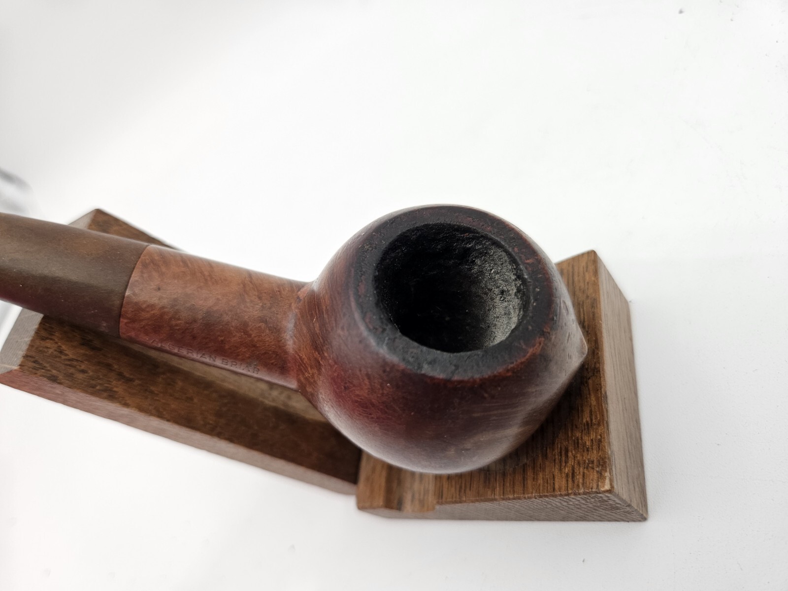 Vintage EDWARDS Bent Mitred Prince Author Tomato ALGERIAN BRIAR Pipe