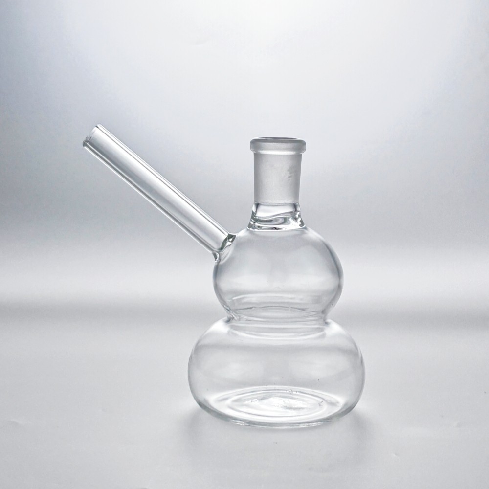 Portable 4″ Glass Bong Gourd Smoking Water Pipe Hookah Bubbler W/Tool Box SET