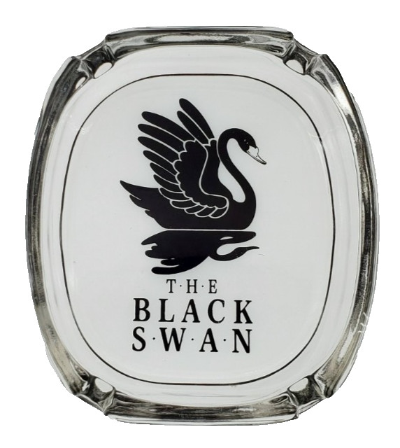 Vintage Marketing Ashtray / The Black Swan Public House / Asbury Park New Jersey