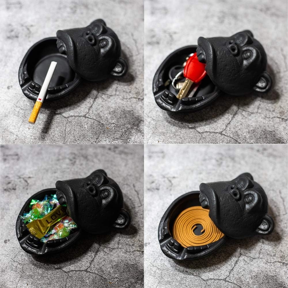 Cute Multi-Purpose Monkey Ashtray – Elegant Ceramic for Indoor & Outdoor Use