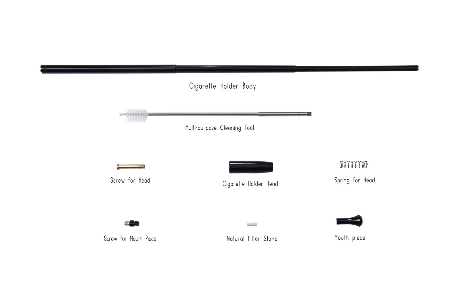 Cigarette Holder for Women – Fits Capri and other 17mm Super Slim Cigarettes