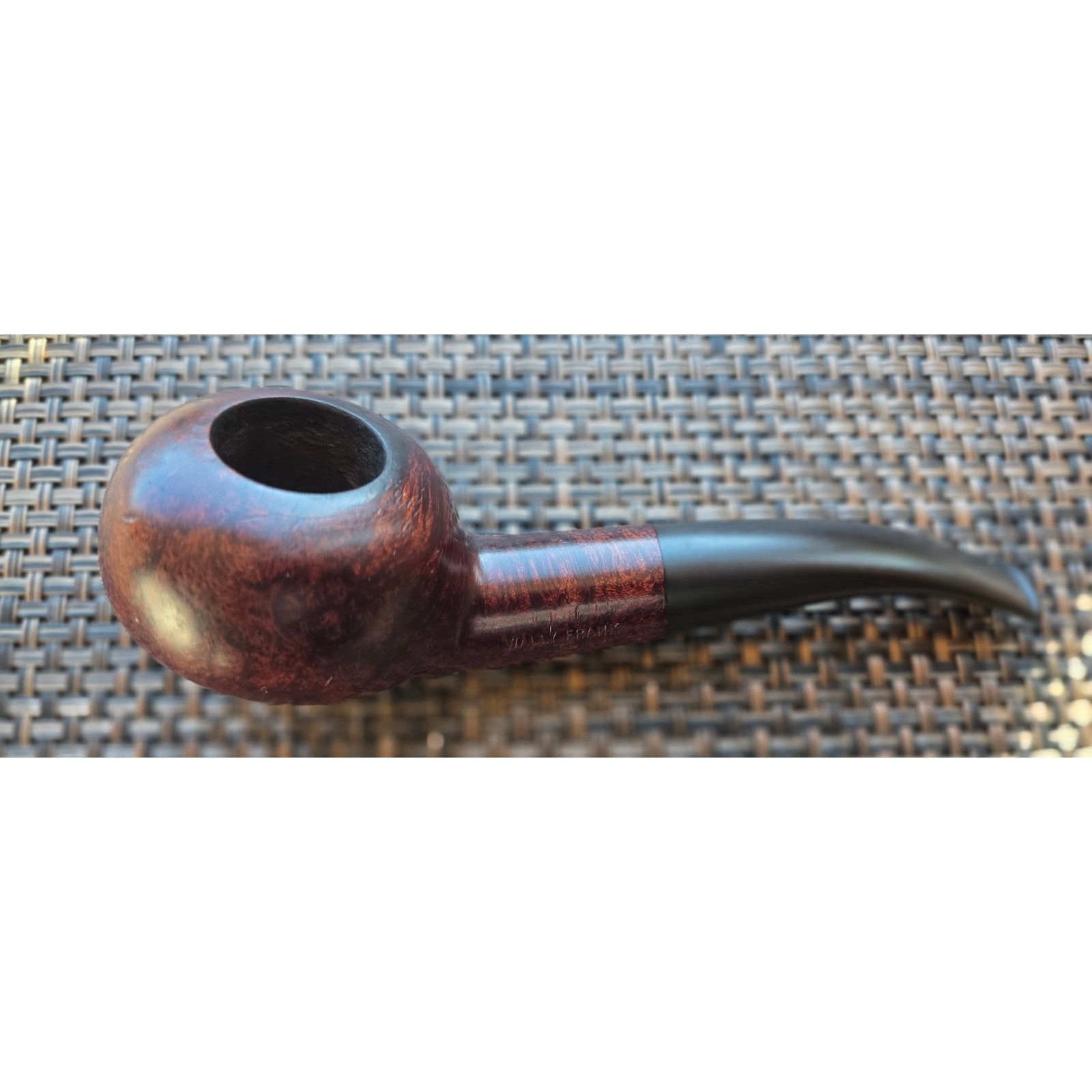 Vintage Estate Smoking Pipe Wally Frank ltd Author Imported Briar 1955