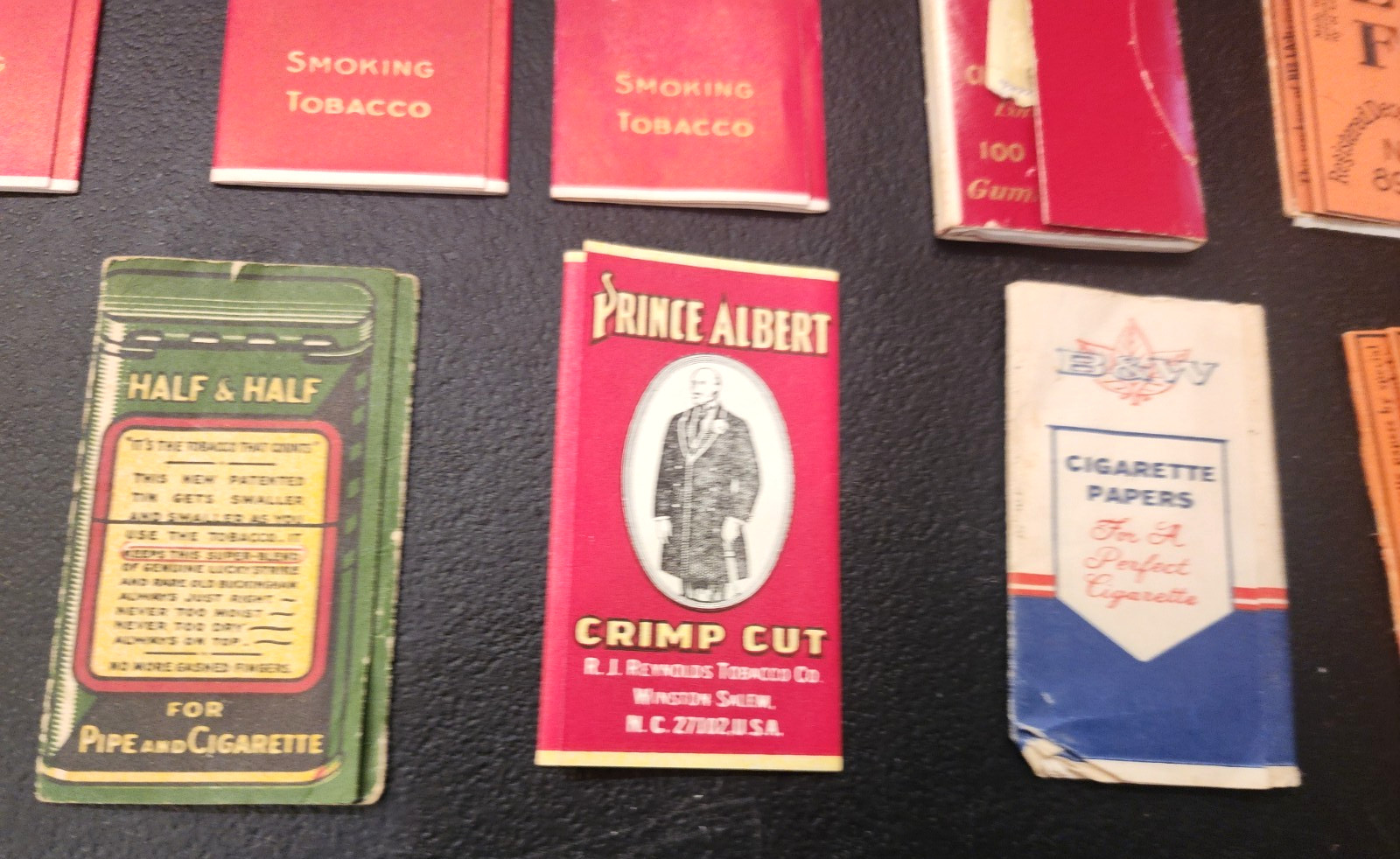 Vintage Lot Cigarette Advertising Tobacco Rolling Papers B&W Tip Top LLF P2