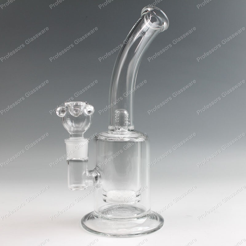 12″ UFO Inset Percolator Bong Thick High Quality Glass Pipe Multiple Colors Pipe
