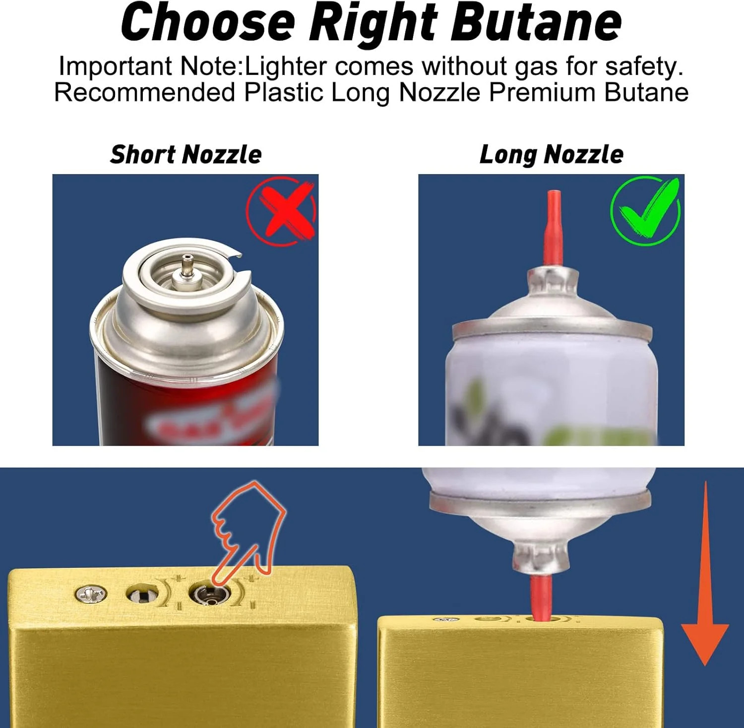 Dual Flame Lighter – Switchable Torch & Soft Flame, Refillable Butane, Cool Pipe
