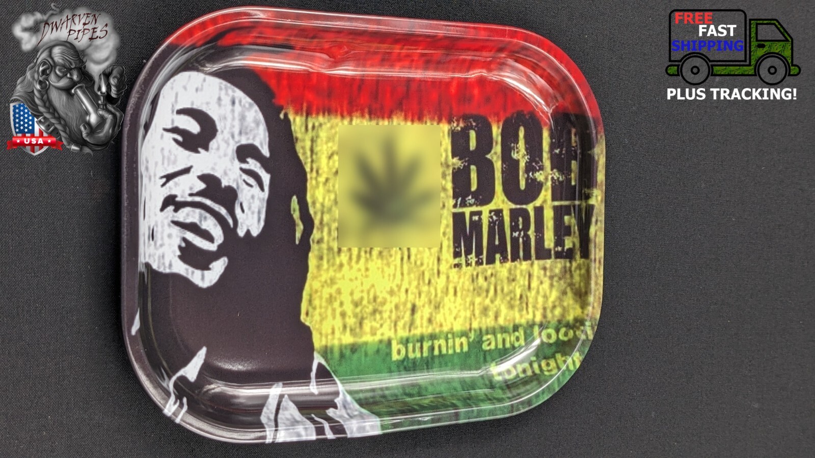 Metal Tobacco Rolling Tray 7×5.5″ 23
