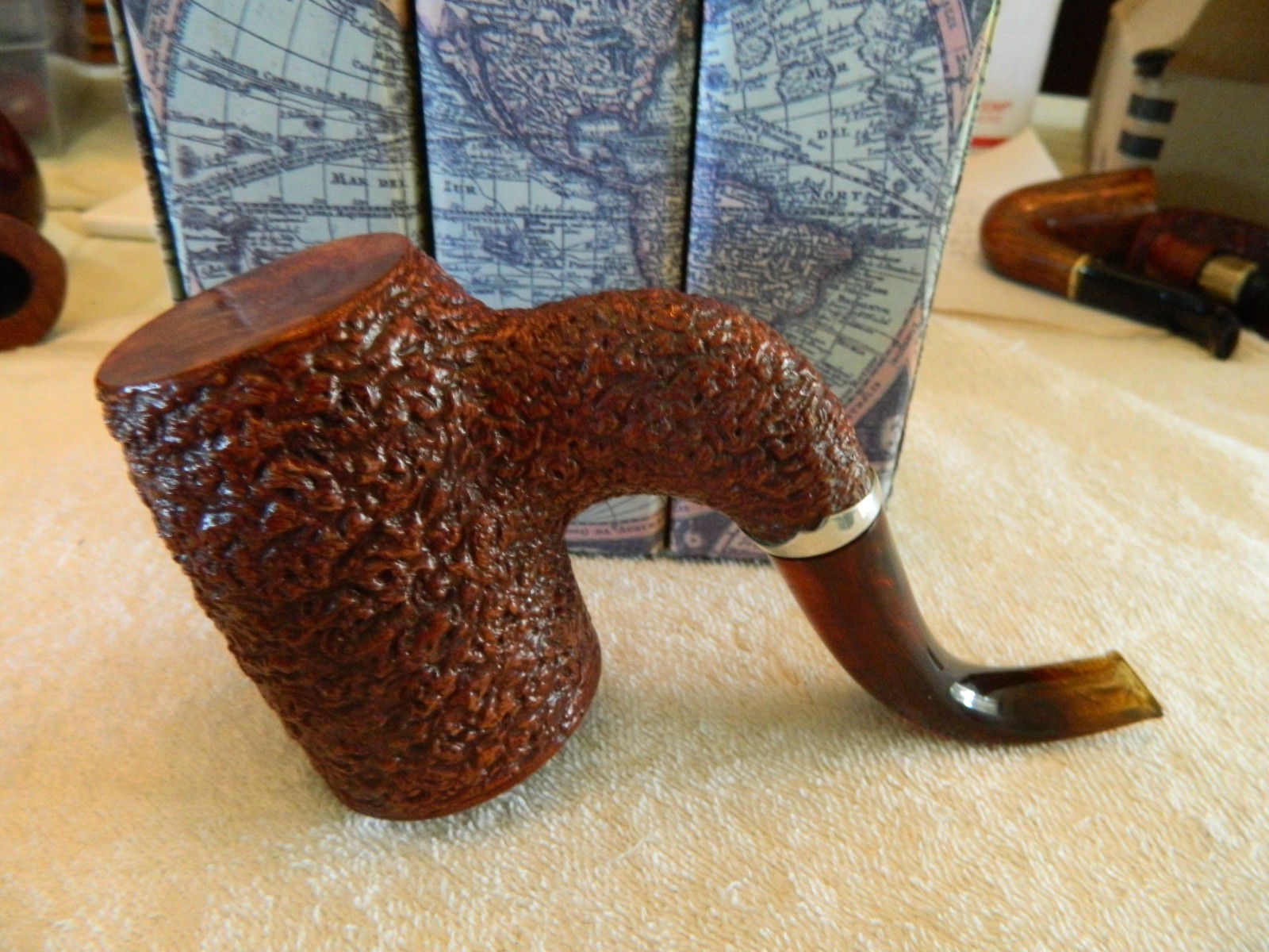 ESTATE PIPE RINALDO SILVER LINE YY, MEGAS, MADE IN ITALY,USED