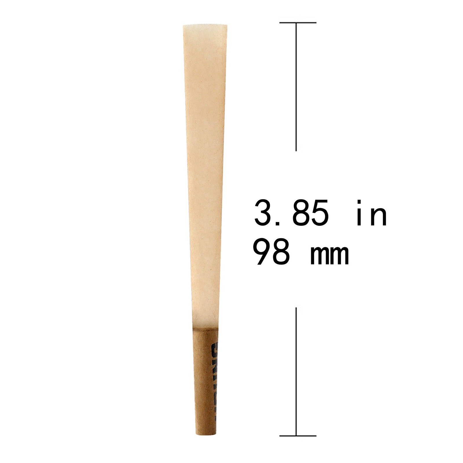 100 Pcs 98 Size Cones, Brown 98 Special Size Pre Rolled Cones With Tips Includes