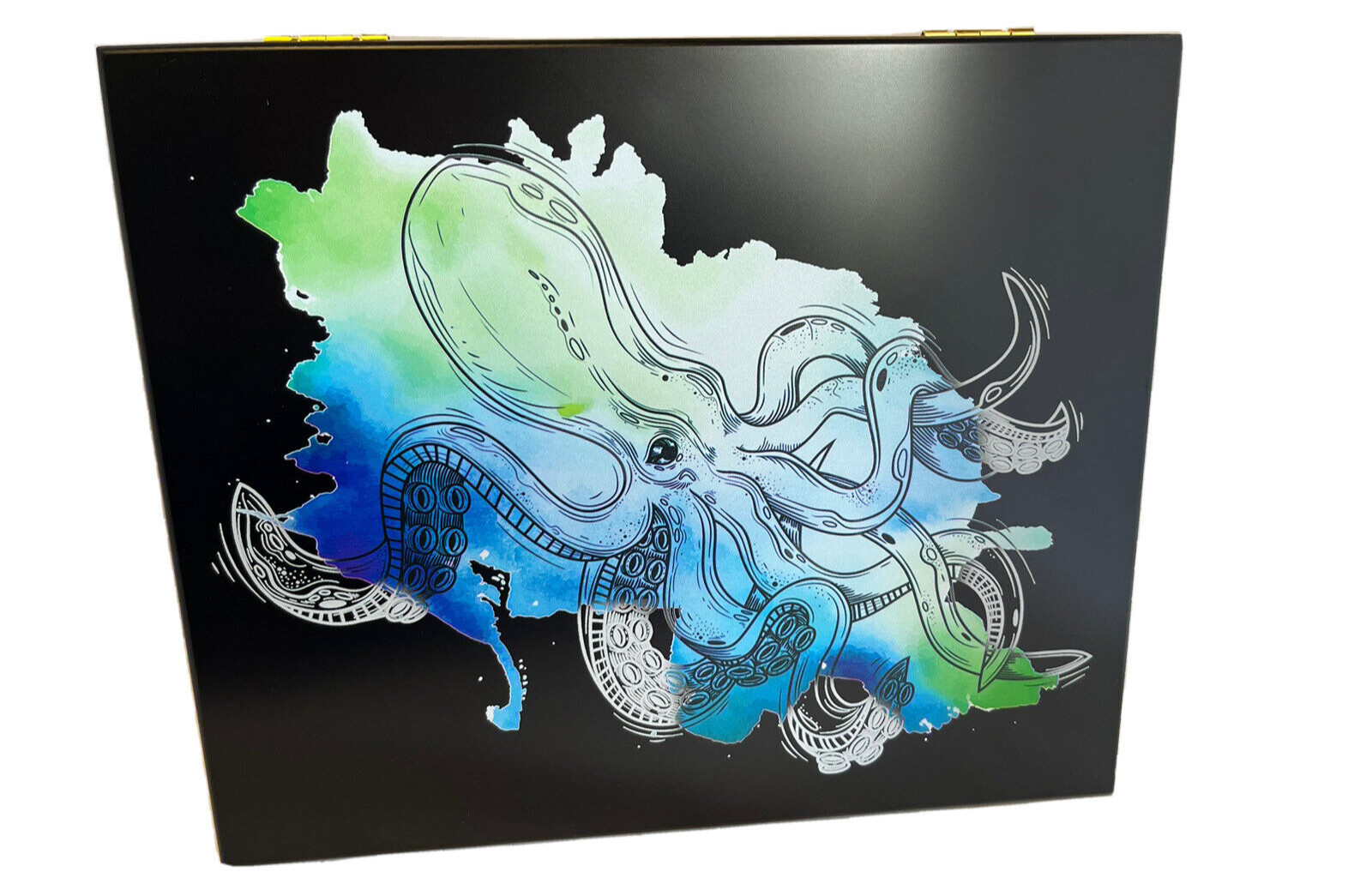 Custom Design Octopus Cigar Humidor 20 Count Capacity