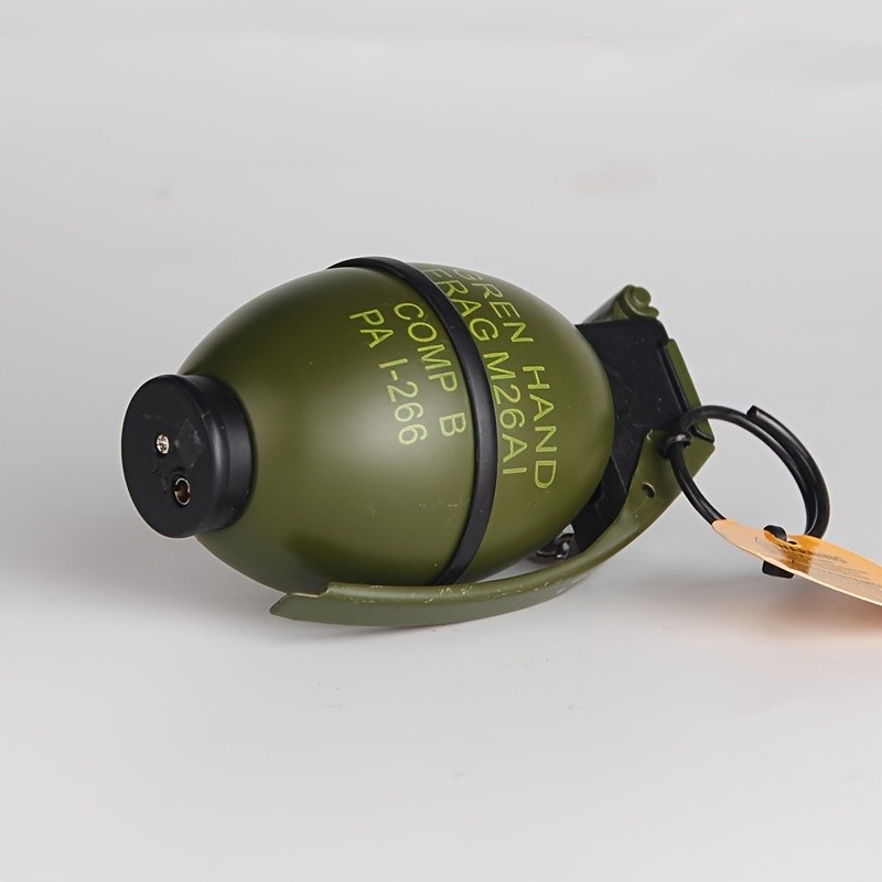 Grenade Shaped Windproof Lighter Series Refillable Military-without butane gas