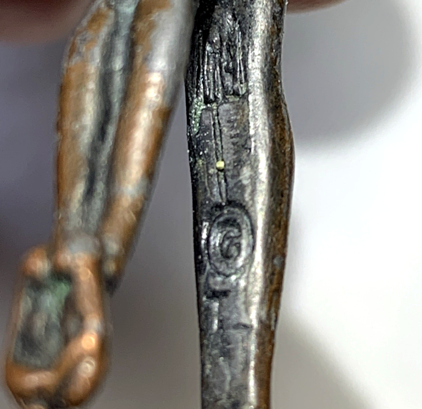 VTG 1960s Bronze Naked Lovers Roach Clip