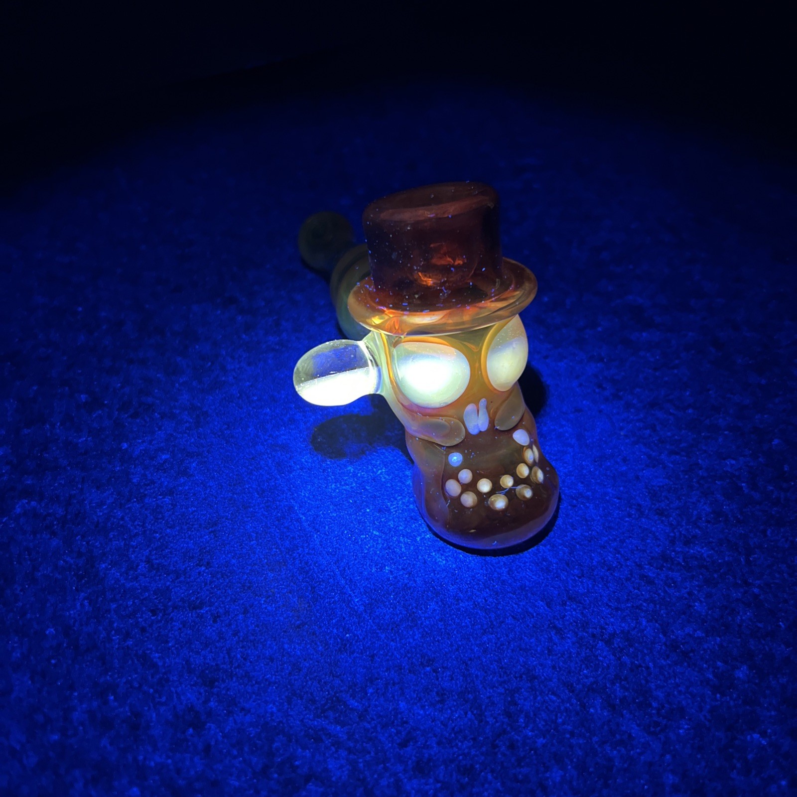 Travis Wigger Snodgrass Appreciate Top Hat Skull Fumed Rick N Morty Pipe