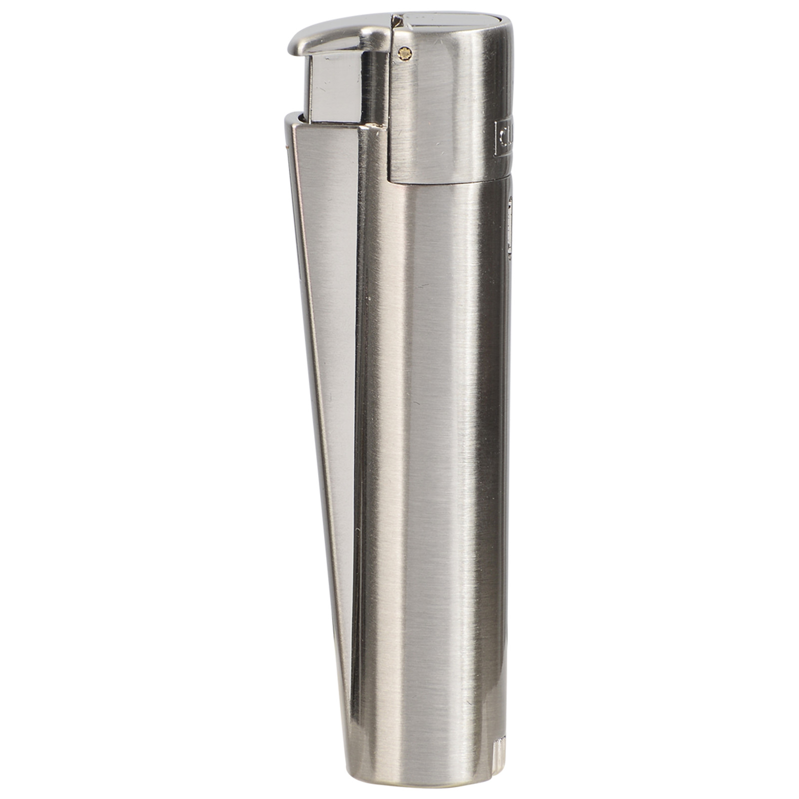 Clipper Metal Lighter – Refillable, Includes Case. Silver JET Butane Lighters