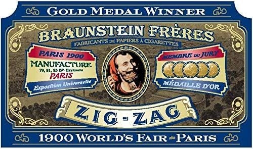 ZIG ZAG Rolling Papers – Original White 70 mm Paper – 32 Count Pack of 6
