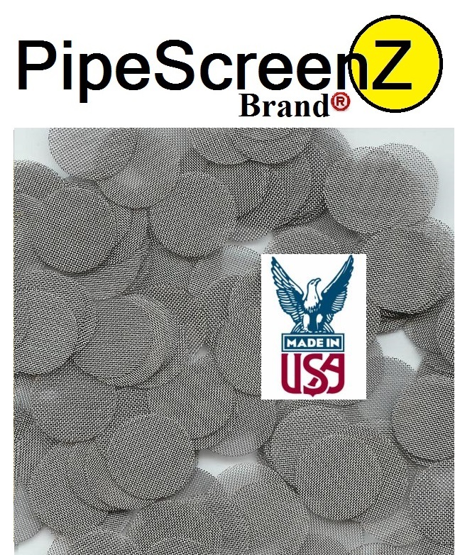 1000+ Count PipeScreenZ™ MADE IN USA (0.750″/3/4″) STAINLESS STEEL PIPE SCREENS