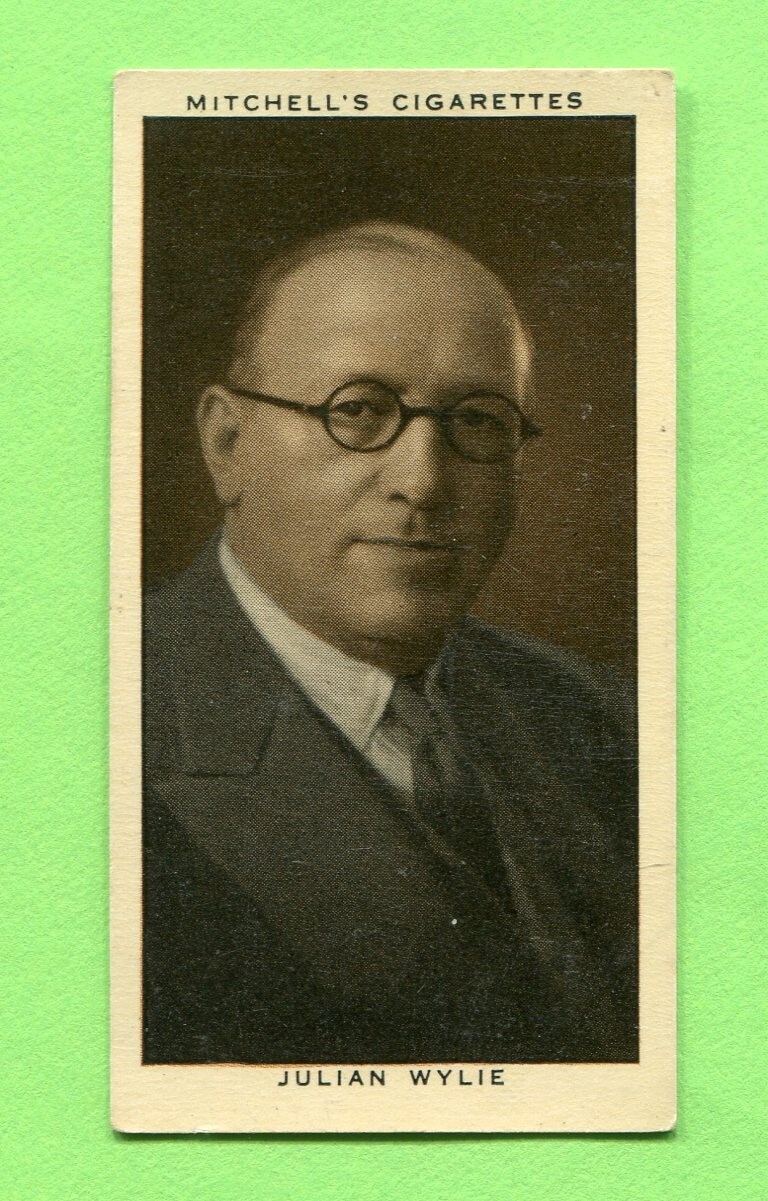 1935 STEPHEN MITCHELL & SON CIGARETTES GALLERY OF 1934 #19 JULIAN WYLIE AUTHOR