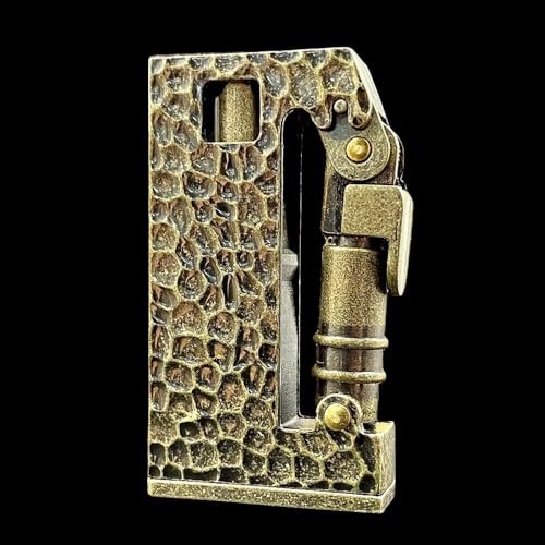 Kerosene Lighter Retro Old Style Grinding Wheel Lighter Men’s Gift HT752BRONZE