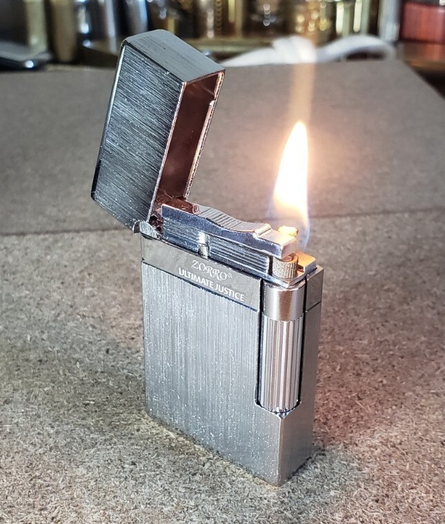 VINTAGE CLASSIC STYLE ROLLER LIGHTER Trench Retro Fuel Saving Lighter O Ring USA